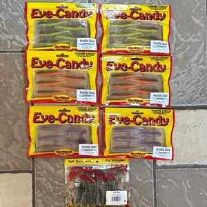 New huge lot fishing baits Eye Candy Soft Baits /Strike King